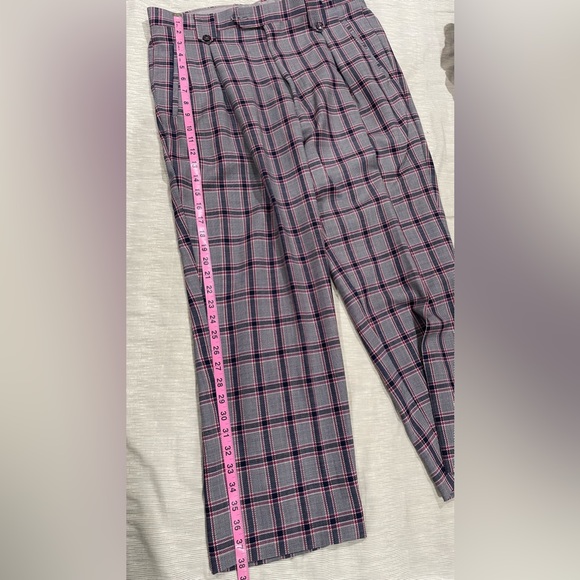 Tiglio Rosso Wide Leg Suit 42R - Picture 9 of 10